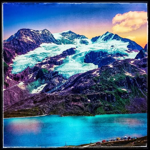 DRIVING ON THE SWISS ALPS /          ON MY WAY TO ST. MORITZ
