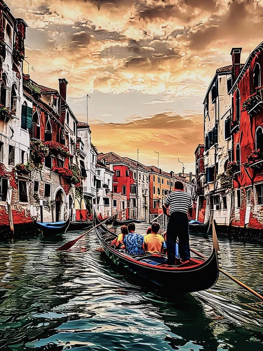 GONDOLA TOUR THROUGH THE CANALS