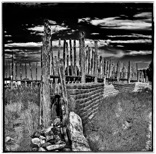 TAOS PUEBLO: INDIAN FENCING
