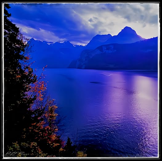 FIRST SNOW ON THE ALPS / BREEZE ON THE LAKE