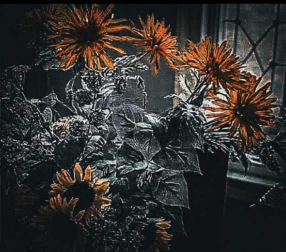 STILL NATURE BY THE WINDOW