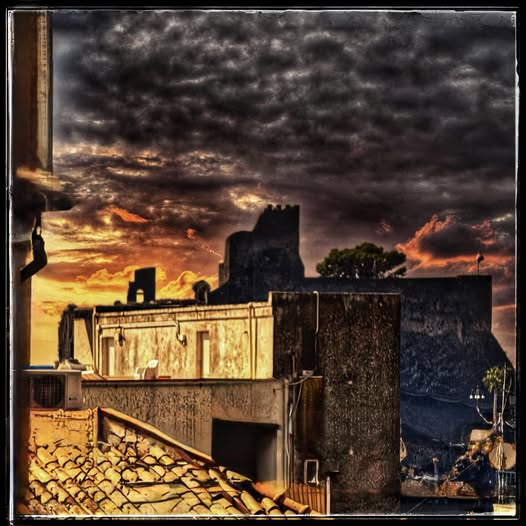 EASTERN SICILY / NORMAN CASTLE FROM MY WINDOW
