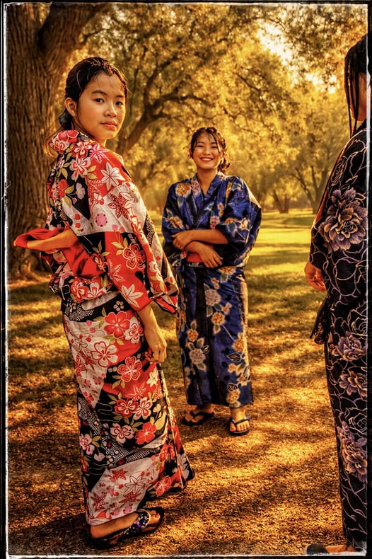 KIMONOS IN THE PARK / BETWEEN LIGHT AND SHADES