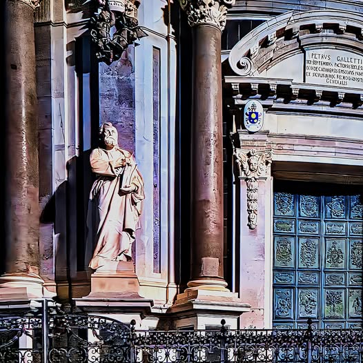 A … GUARDIAN SAINT / BY THE CATHEDRAL DOOR