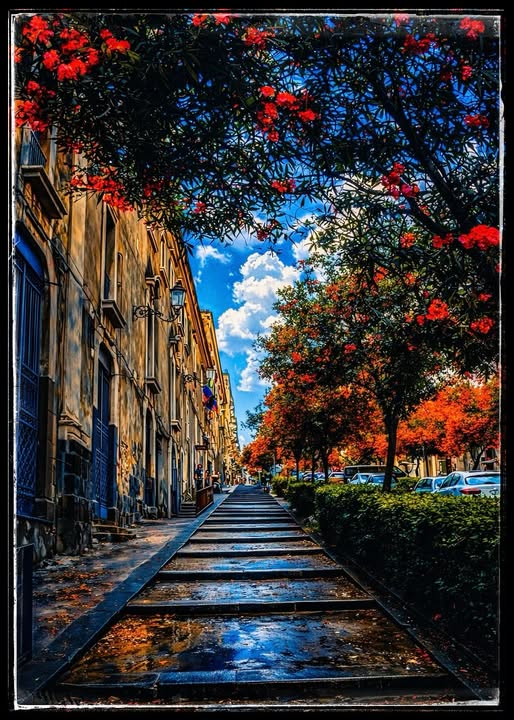 UPHILL ON SAN GIULIANO STREET